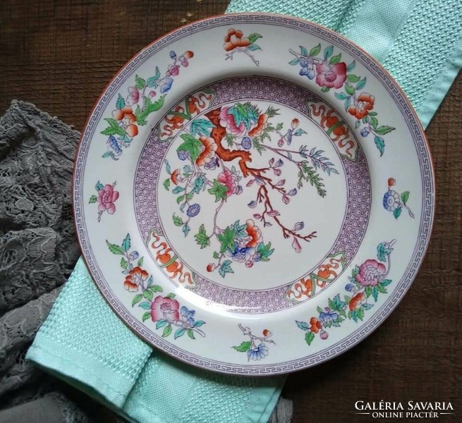 Antik angol fajansz MINTON süteményes tányér - Indian Tree dekorral