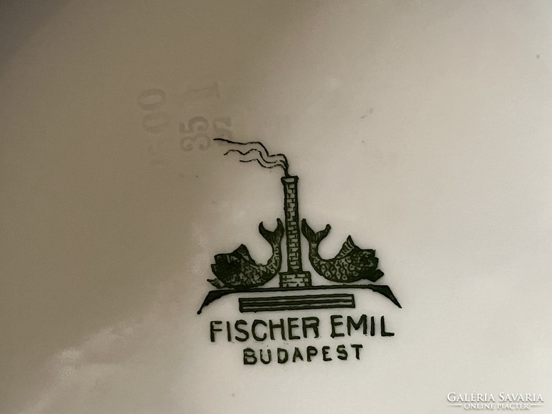 Fischer Emil kínáló tál