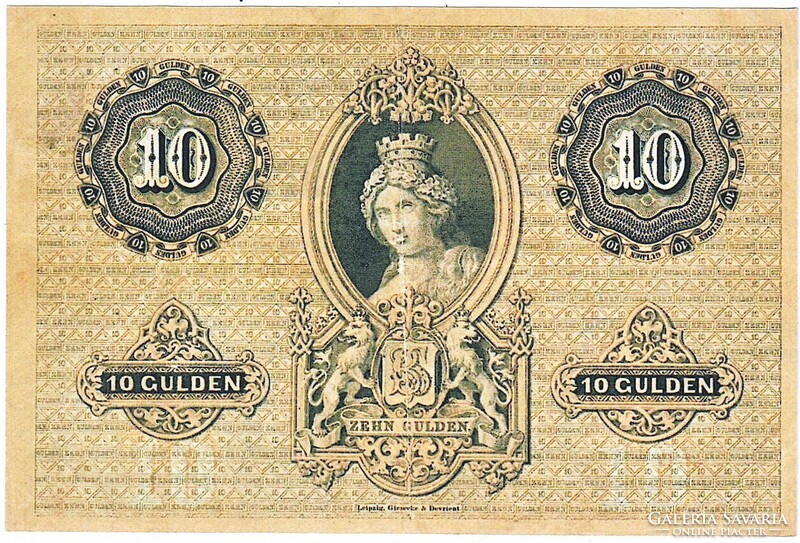 German states 10 golden / German HUF / 1870 replica