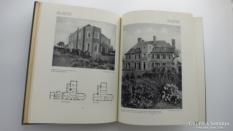 Das Moderne Englische Haus, 1930 - gazdagon illusztrált építészeti kiadvány