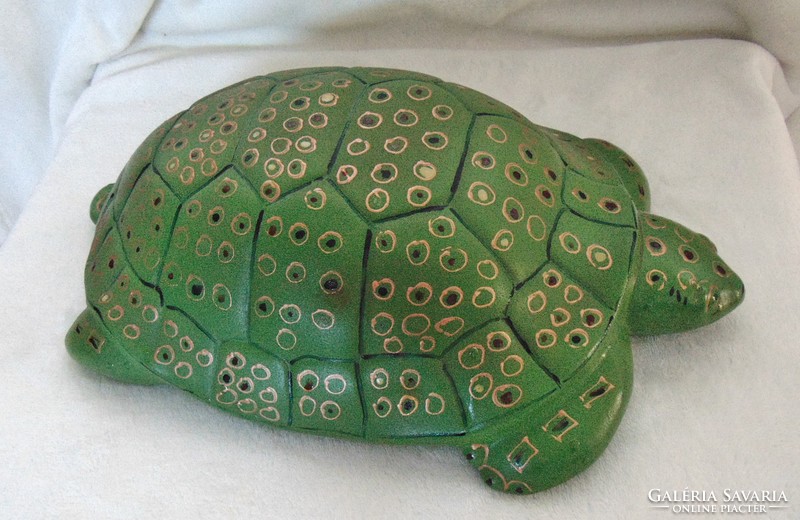 Hatalmas festett teknős  42 cm
