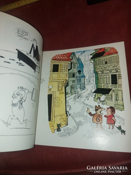 Karikaturen austellung, könyv, méret jelezve, 1969
