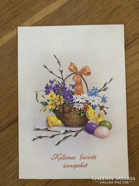 Húsvéti képeslap - Hatvany Józsefné grafika