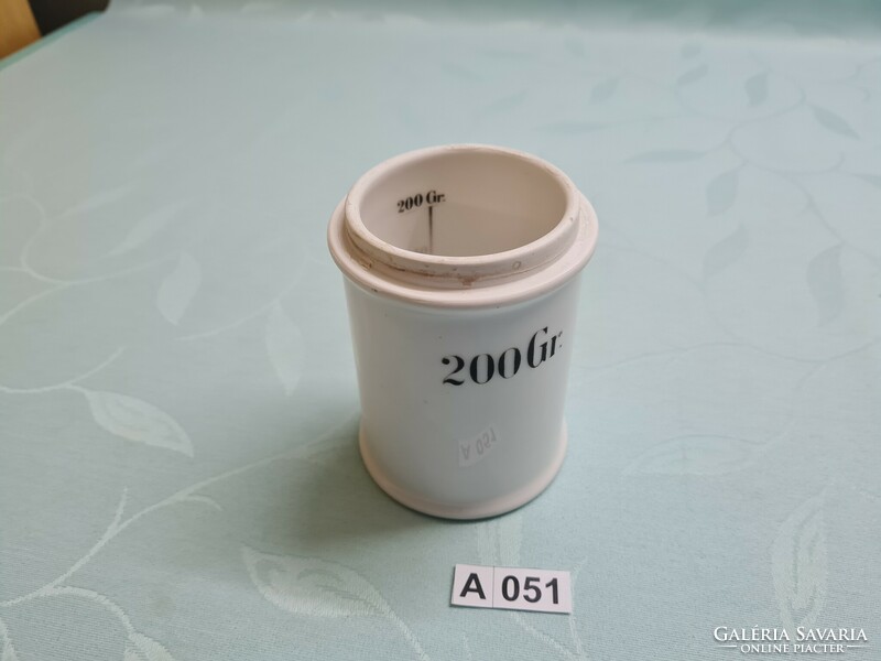 A051 drasche pharmacy porcelain measuring cup 200 gr 10 cm