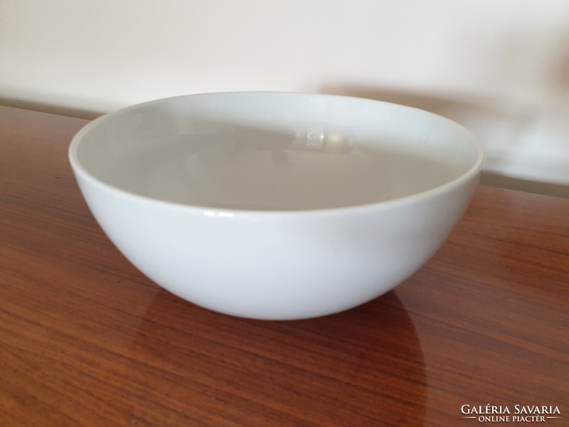 Retro lowland porcelain bowl offering old red please