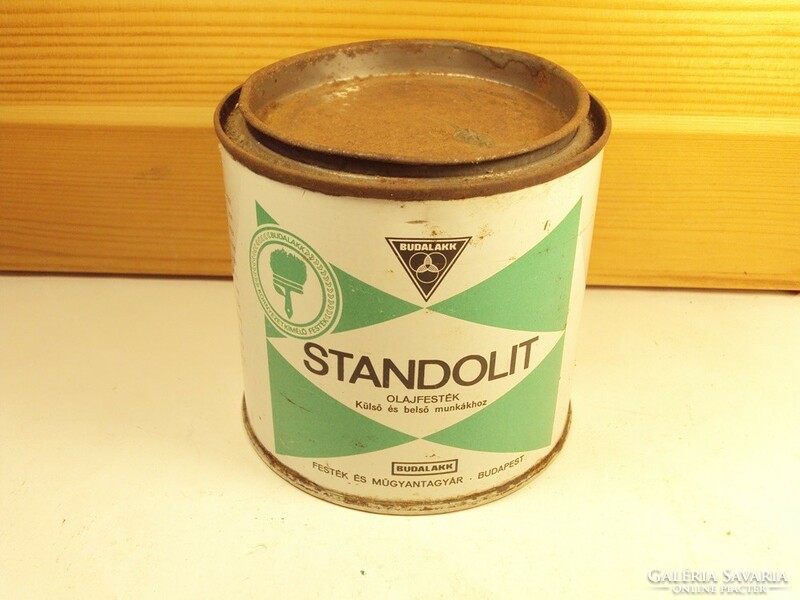 Retro paint box - standolit oil paint budalakk Budapest - 1970s