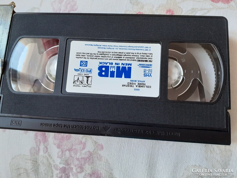 Vhs thx men in black old american video cassette mib
