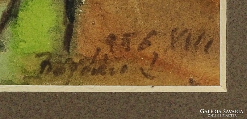 1M356 XX. századi festő : Erdei üdülő