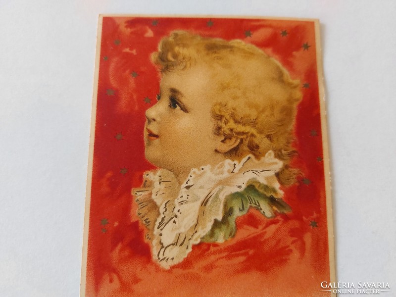 Old postcard 1900 postcard little boy