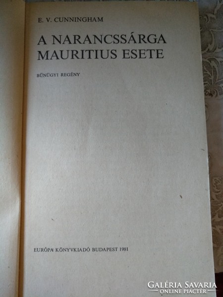 Cunningham: A narancssárga Mauritius esete, Alkudható