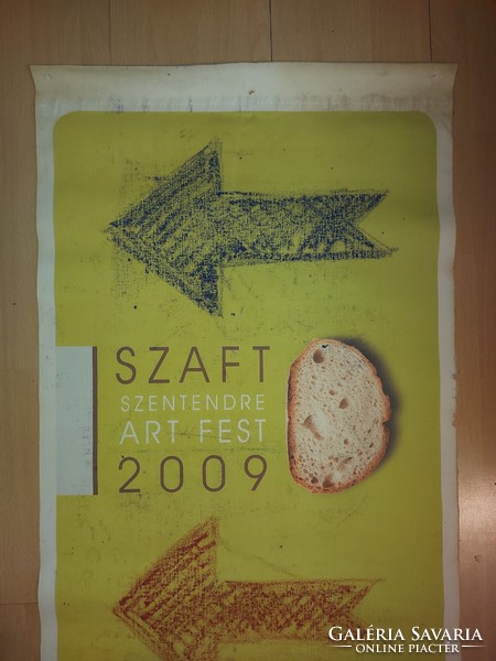 Szentendrei plakát, vászonra nyomva, 140x51 cm