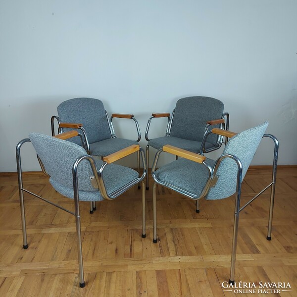 3db retro magyar "Dodo" karfás szék