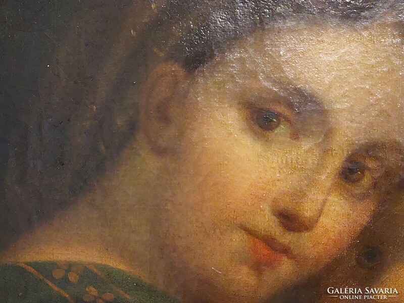 Antik Raffaello festménye után készült 1800 ban 95 x 95 nagyméretű