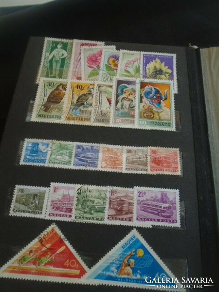 Old stamp collecting album stamp album 2 pieces completely full + bulk gift 27 pages full