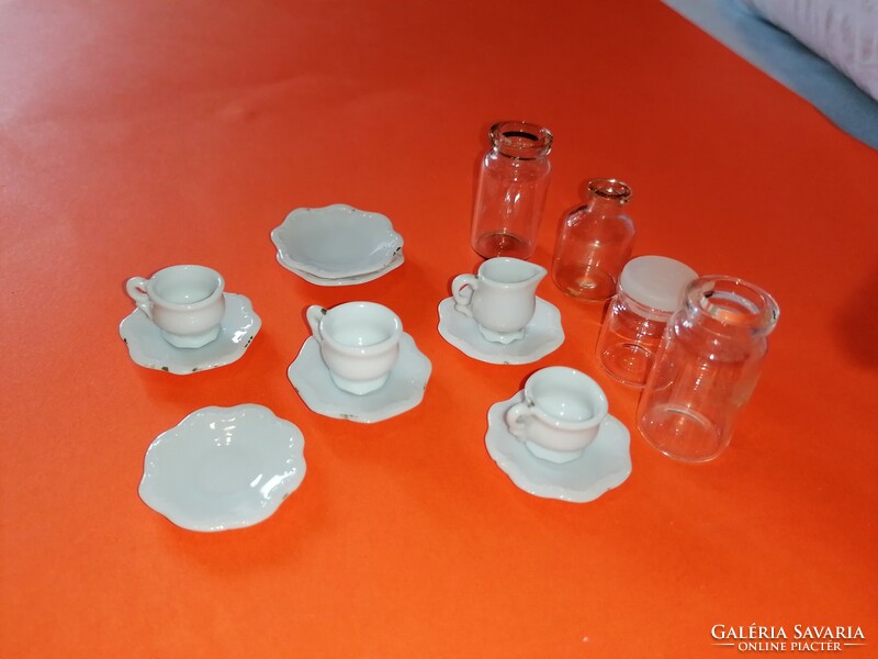 Baby china, mini bottles for doll house 83.