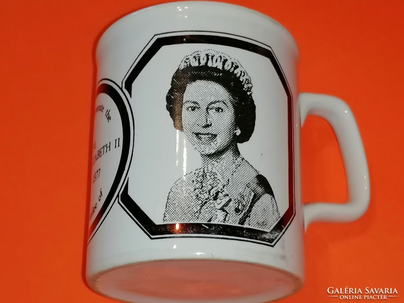 1977 mug issued for the silver jubilee of Queen Elizabeth's coronation