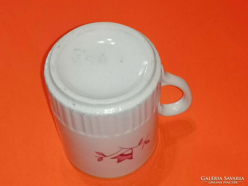 Very rare Zsolnay mug with pink bird from Sinko