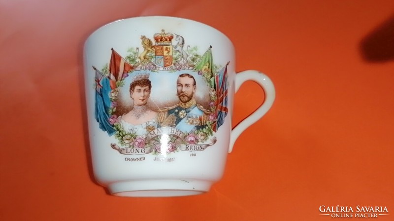1911. Annual v. King George and Queen Mary coronation commemorative tea cup