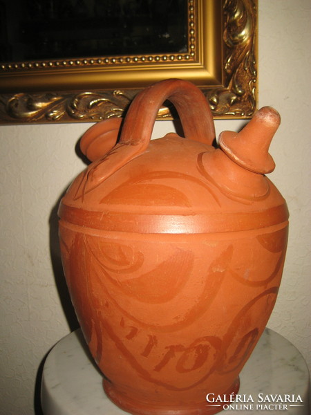 Pottery ceramic, spout, 28 cm, good condition