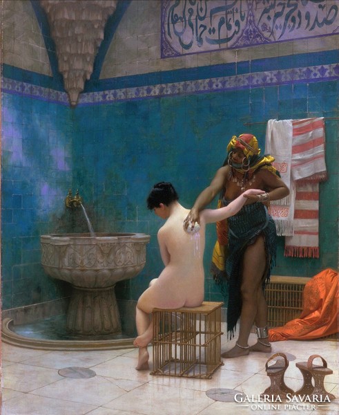 Jean-Léon Gérôme - Fürdetés - reprint