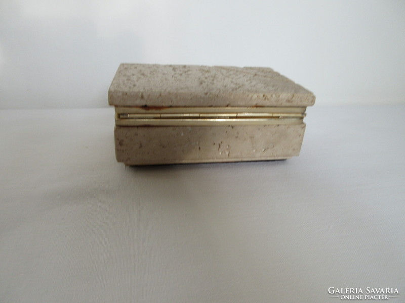Jewelry holder made of stone, marked. Negotiable!