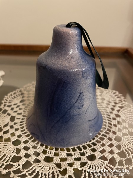 Zsuzsa Pannonhalmi ceramic vase, bonbonnier and bell for sale together