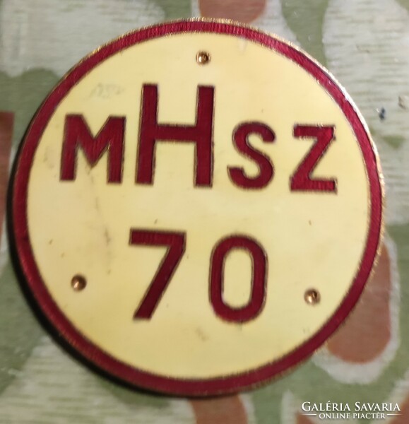 Mhsz 70 medal - plaque d110