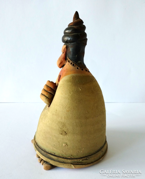 Unique humorous ceramic sculpture marked Andrea Vertel