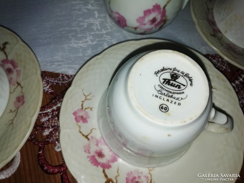 Porcelain coffee set. It is in the condition shown in the pictures
