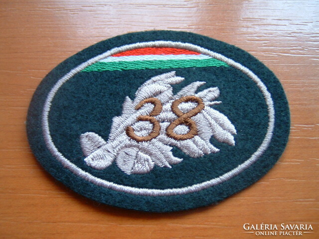 Mh beret cap badge sewing military volunteer area 38. # + Zs