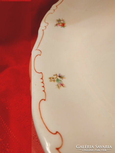 Antik Zsolnay porcelán nagy pecsenyés tál