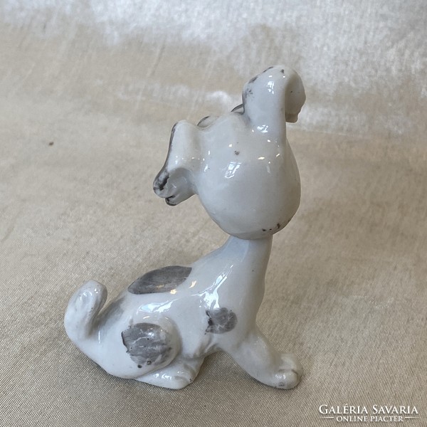 Rare nodding porcelain dog