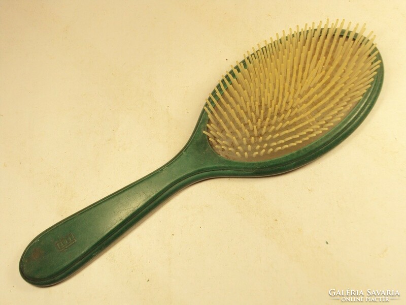 Old retro plastic hairbrush brush toilet - approx. From the 1970s