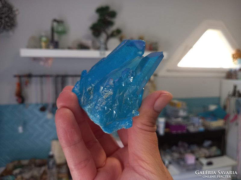 Angel aura quartz crystal healing mountain crystal cluster 657 carat