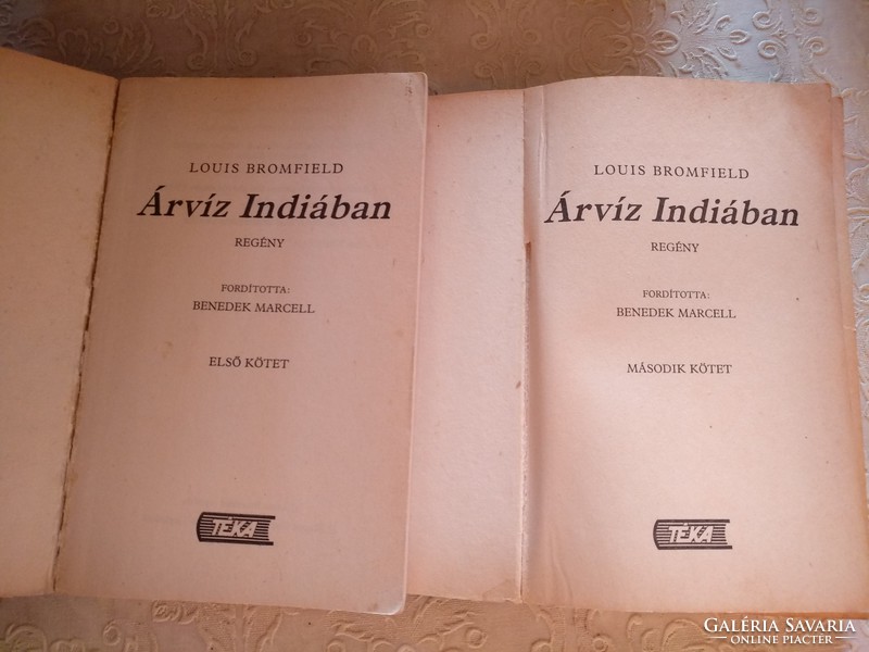 Bromfield: Árvíz Indiában 1-2. kötet, Alkudható