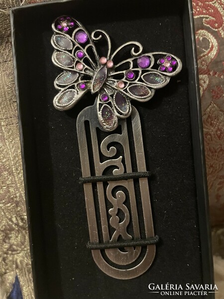 Antique butterfly bookmark
