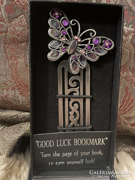 Antique butterfly bookmark