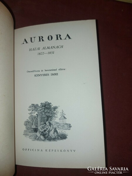 Aurora, hazai almanach, könyv