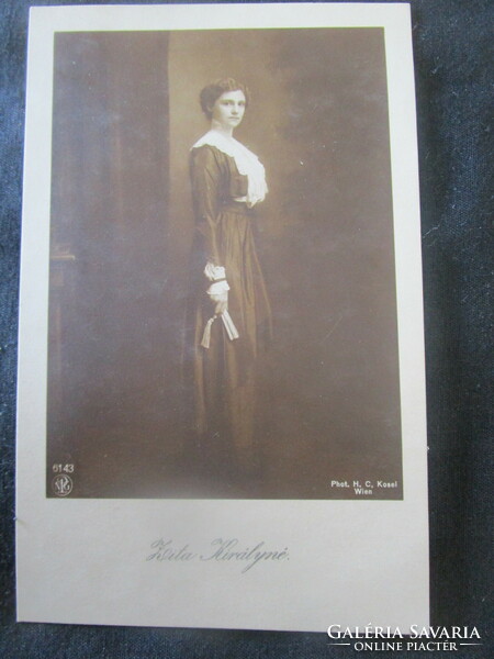 1917 Original photo photo sheet from the time of Queen Zita, the last crowned Hungarian queen