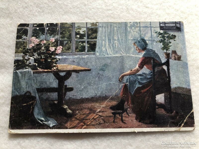 Antik, régi képeslap  - 1917                                -5.