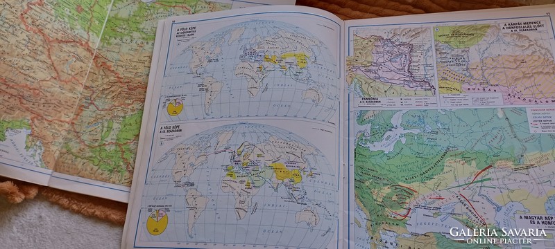 Retro iskolai térképek