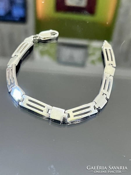 Solid silver bracelet