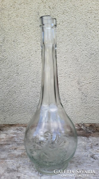 Liqueur glass, bottle, eagle