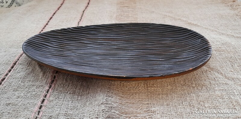 Tojás alakú fa tányér