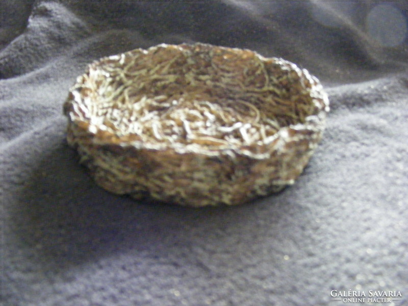 Bird's nest ceramic ornament, industrial artist