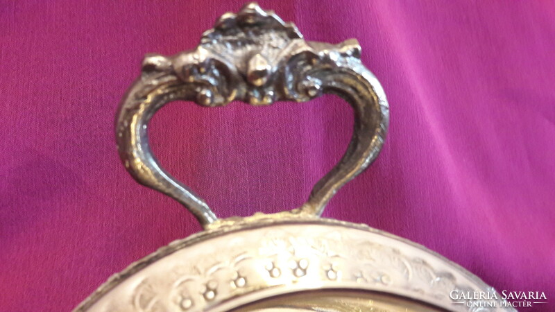 Antique silver-plated Arabic sugar holder, bonbonier box (l3539)