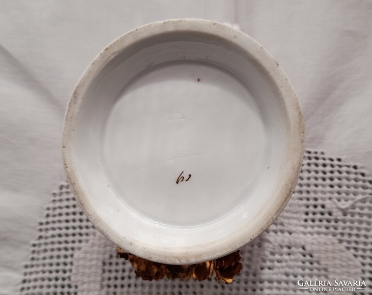 Antik porcelán  borotválkozó bögre/csésze