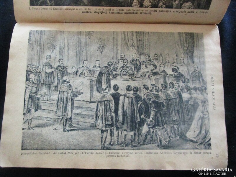 1916 különkiadás IV. Károly koronázása alkalmából a magyar királykoronázások FERENC JÓZSEF SZISZI