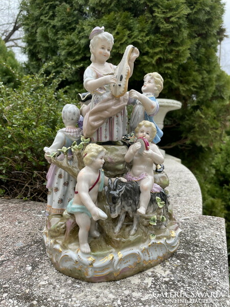 Large group of beautiful figural sculptures