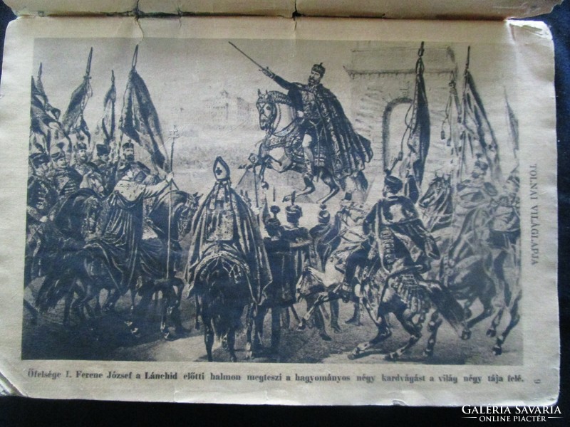 1916 különkiadás IV. Károly koronázása alkalmából a magyar királykoronázások FERENC JÓZSEF SZISZI